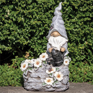 13.5-Inch Gnome Garden Fountain