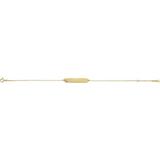 14K Yellow Natural Aquamarine Geometric 7-8" Bracelet
