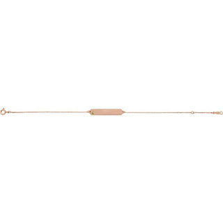 14K Rose Natural Peridot Geometric 7-8" Bracelet
