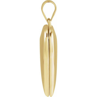 14K Yellow Heart Locket