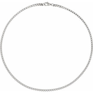 Stainless Steel 3 mm Box 20" Chain