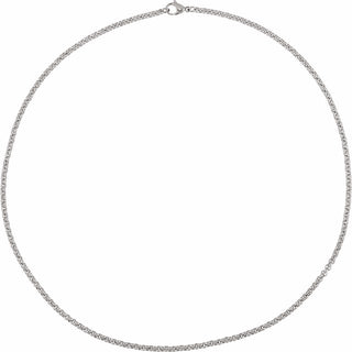 Stainless Steel 3 mm Rolo 30" Chain