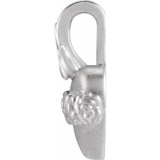 Platinum Immaculate Heart Of Mary Pendant