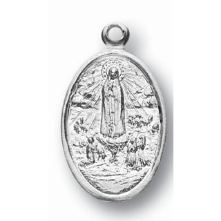 Our Lady Of Fatima Silver Aluminium Medal 100-Pack