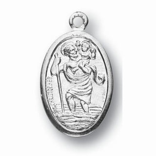 St Christopher Silver Aluminium Medal 100-Pack