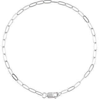 2.1 mm Paperclip-Style Chain