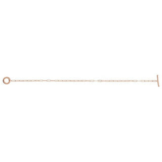 14K Rose 1/10 CTW Natural Diamond Toggle 7" Bracelet
