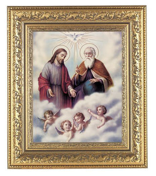 The Trinity In Antique Gold Frame 10.25X12.25" 8X10 Print