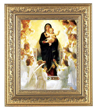 Bouguereau:Qn Of Angels Antique Gold Frame 10.25X12.25" 8X10Prt