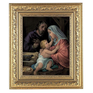Holy Family In Antique Gold Frame 10.25X12.25" 8X10 Print