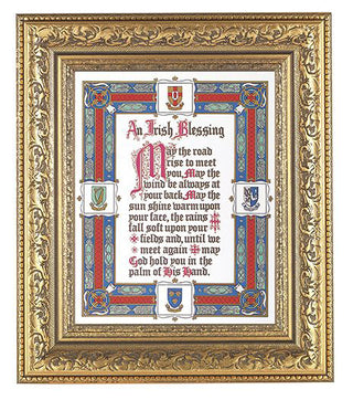 Irish Blessing In Antique Frame 10.25X12.25" 8X10 Print