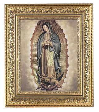 Our Lady Of Guadalupe In Antique Gold Frame 10.25X12.25" 8X10Prt