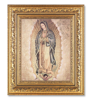 Gold Our Lady Of Guadalupe Print