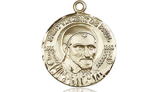14kt Gold Filled Saint Vincent de Paul Medal