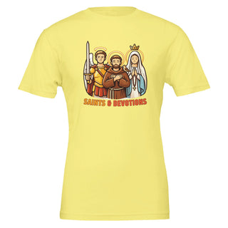 Mary, St. Francis and St. Michael T-Shirt