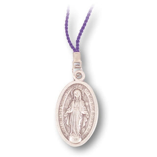 10-Pack - Miraculous Medal On Blue Cord