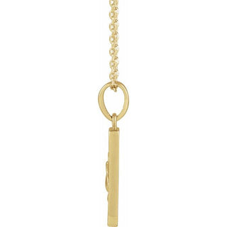 14K Yellow Holy Spirit & Dove 16-18" Necklace
