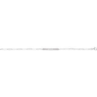 Sterling Silver Mama Bar 7" Bracelet