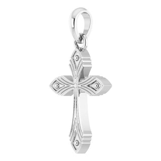 Sterling Silver Vintage-Inspired Cross Pendant