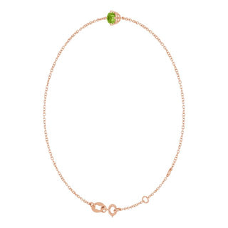 14K Rose 4 mm Natural Peridot 6 1/2-7 1/2" Bracelet