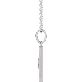 Platinum Holy Spirit & Dove 16-18" Necklace