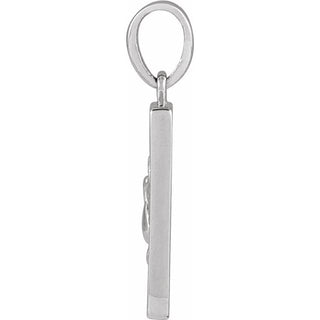 Platinum Holy Spirit & Dove Pendant