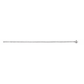 14K White 5 CTW Lab-Grown Diamond Line 7" Bracelet