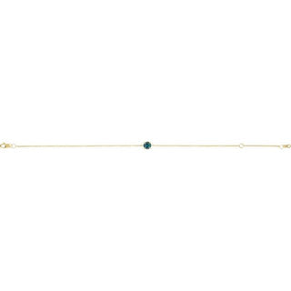 14K Yellow Lab-Grown Alexandrite  6 1/2-7-1/2" Bracelet