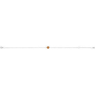 Sterling Silver Natural Citrine  6 1/2-7-1/2" Bracelet