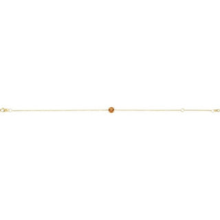 14K Yellow Natural Citrine  6 1/2-7-1/2" Bracelet