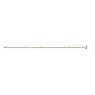 14K Rose 5 CTW Lab-Grown Diamond Line 7" Bracelet