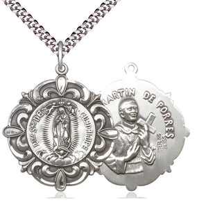 Sterling Silver Our Lady of Guadalupe Medal Catholic Jewelry