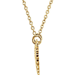18K Yellow Vermeil Tiny Posh Angel Wings 16-18" Necklace