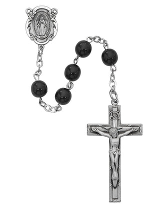 Black Miraculous Rosary