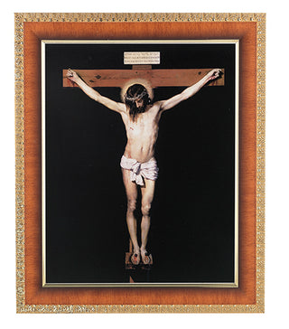 Crucifixion In Cherry Frame 10.25X12.25" 8X10 Print