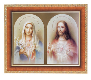 The Sacred Hearts In Cherry Frame 10.25X12.25" 8X10 Print