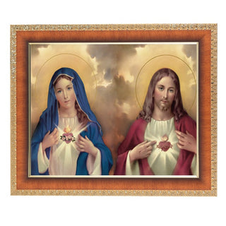 The Sacred Hearts In Cherry Frame 10.25X12.25" 8X10 Print