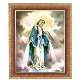 Our Lady Of Grace In Cherry Frame 10.25X12.25" 8X10 Print