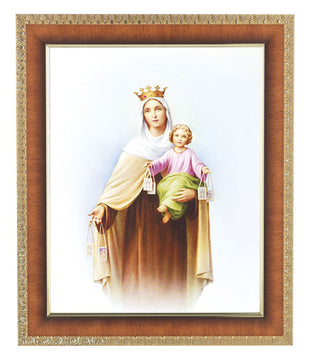 Our Lady Of Mt.Carmel Cherry Frame 10.25X12.25" 8X10 Print