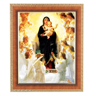 Bouguereau:Queen Of The Angels Cherry Frame 10.25X12.25" 8X10Prt