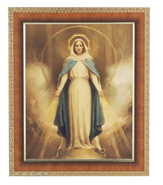 Chambers:Miraculous Mary Cherry Frame 10.25X12.25" 8X10 Print