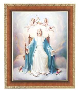 Queen Of Heaven In Cherry Frame 10.25X12.25" 8X10 Print