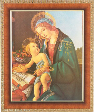 Botteccelli-Madonna And Child Cherry Frame 10.25X12.25" 8X10Prt