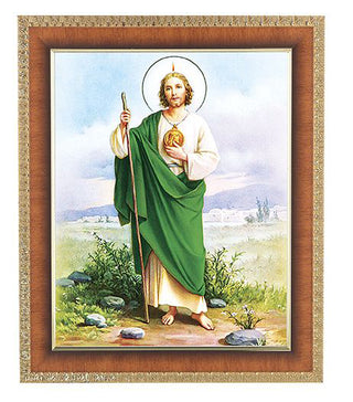 St. Jude In Cherry Frame 10.25X12.25" 8X10 Print