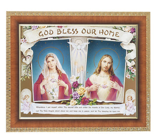 House Blessing-Shj-Ihm Cherry Frame 8X10 Print