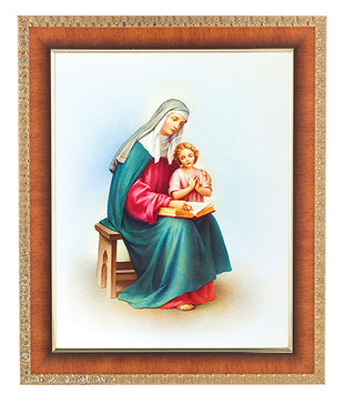 St. Anne In Cherry Frame 10.25X12.25" 8X10 Print