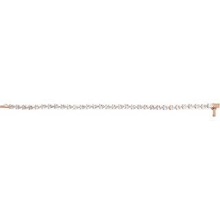 14K Rose 6 1/2 CTW Lab-Grown Diamond Line 7" Bracelet