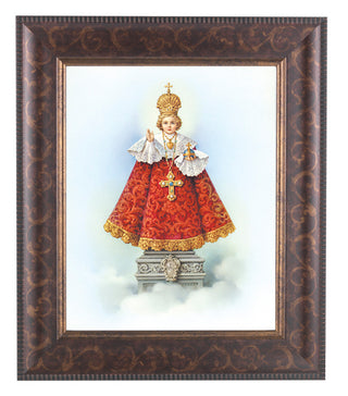 Infant Of Prague In Art Deco Frame 10.25X12.25" 8X10 Print