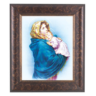 Our Lady Of Grace In Art Deco Frame 10.25X12.25" 8X10 Print