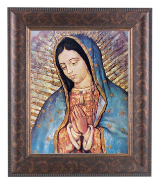 Our Lady Of Guadalupe In Art Deco Frame 10.25X12.25" 8X10Prt